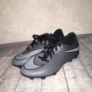 Nike Kids youth soccer cleats size 1 gray